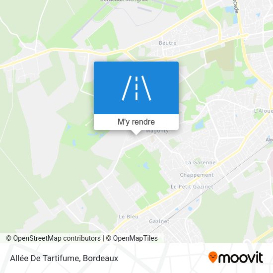 Allée De Tartifume plan