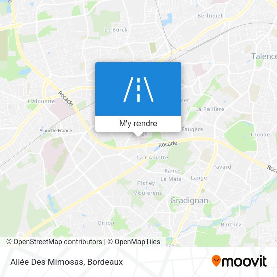 Allée Des Mimosas plan