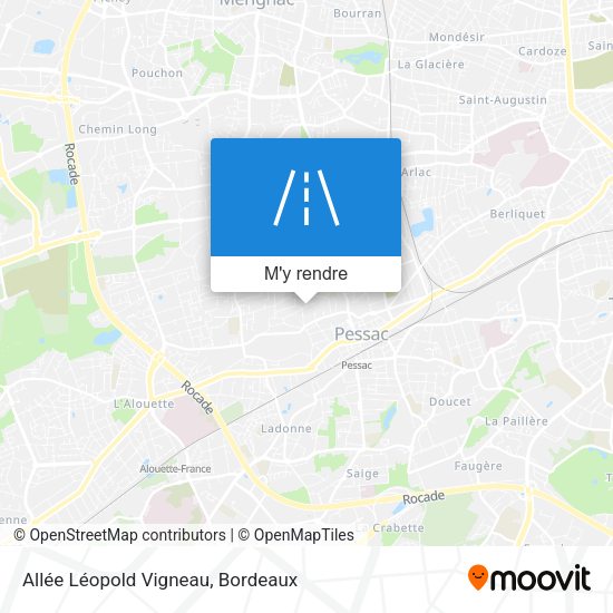 Allée Léopold Vigneau plan