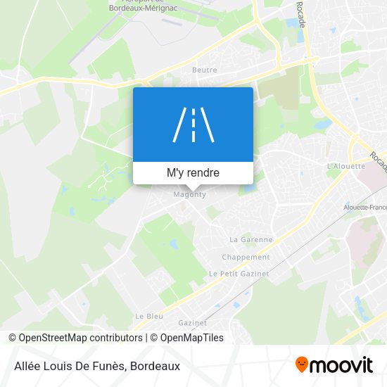 Allée Louis De Funès plan