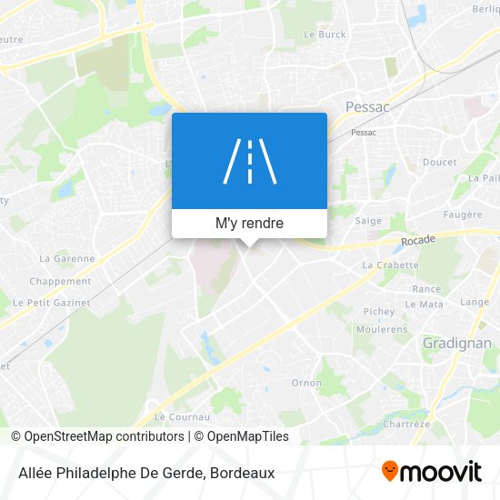 Allée Philadelphe De Gerde plan