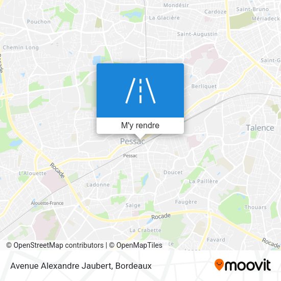 Avenue Alexandre Jaubert plan