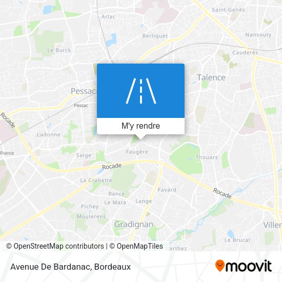 Avenue De Bardanac plan