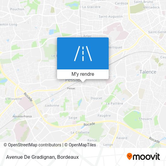 Avenue De Gradignan plan