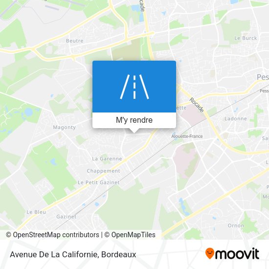 Avenue De La Californie plan