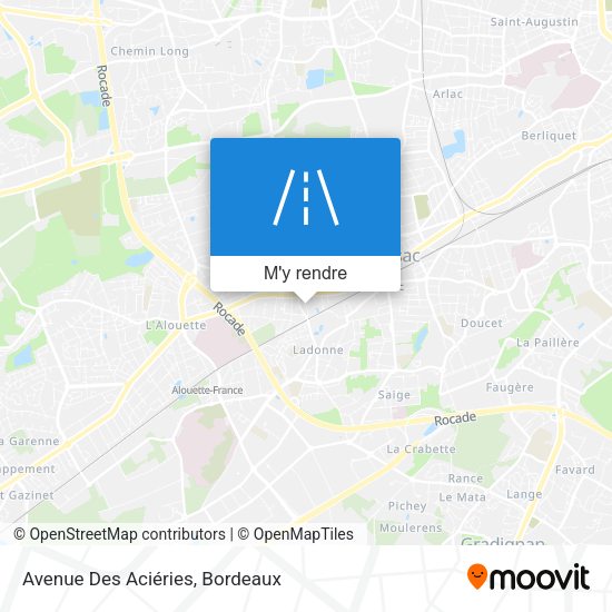 Avenue Des Aciéries plan