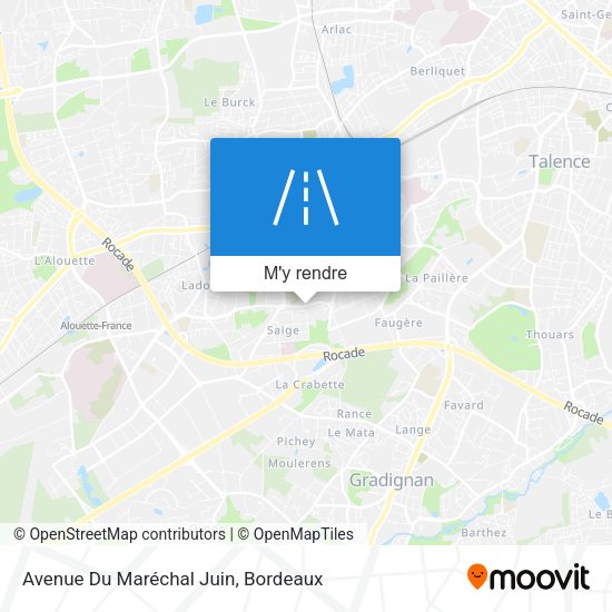 Avenue Du Maréchal Juin plan