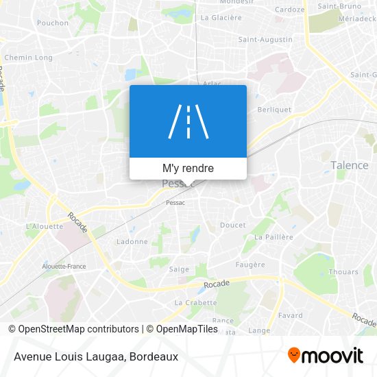 Avenue Louis Laugaa plan