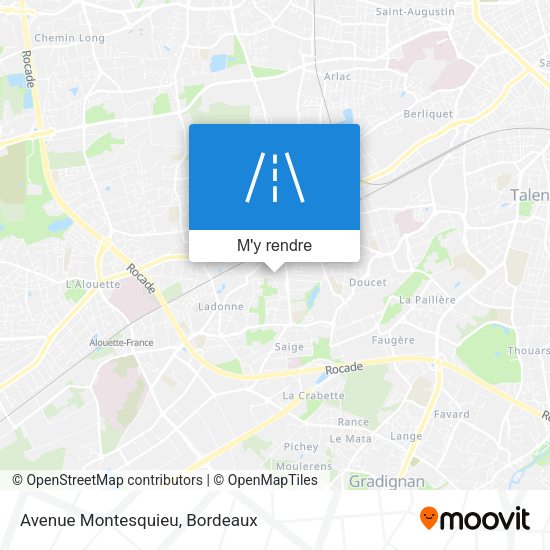 Avenue Montesquieu plan
