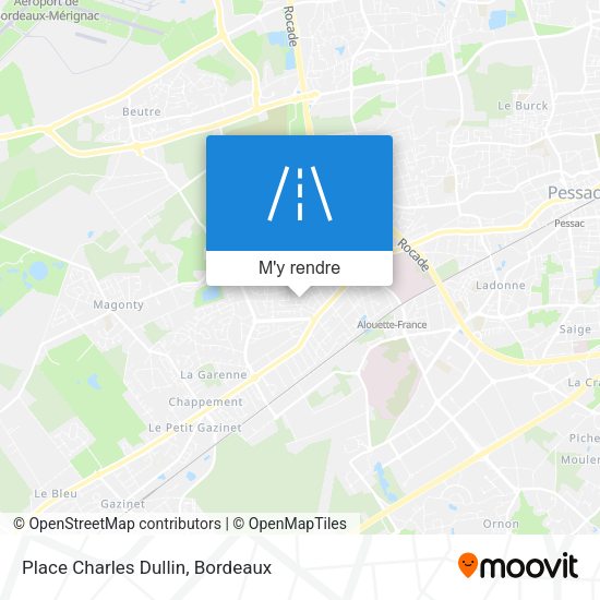 Place Charles Dullin plan