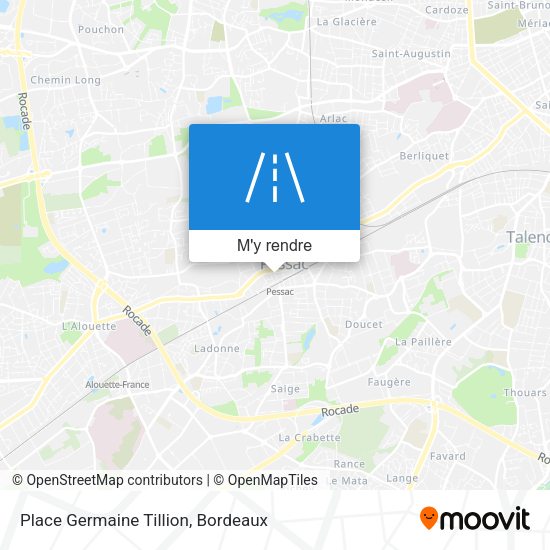 Place Germaine Tillion plan