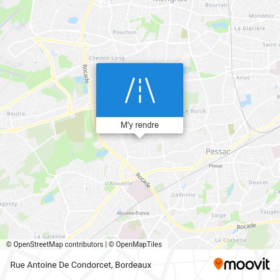 Rue Antoine De Condorcet plan