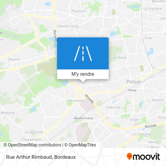 Rue Arthur Rimbaud plan