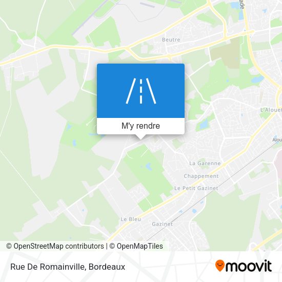 Rue De Romainville plan