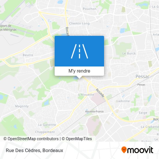 Rue Des Cèdres plan