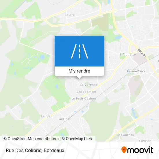 Rue Des Colibris plan