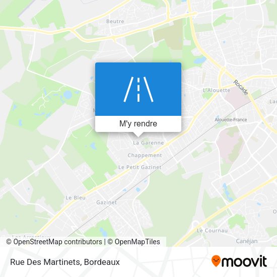 Rue Des Martinets plan
