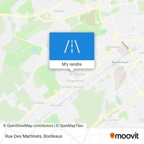 Rue Des Martinets plan