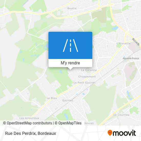 Rue Des Perdrix plan