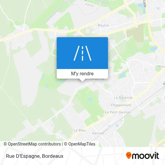 Rue D'Espagne plan