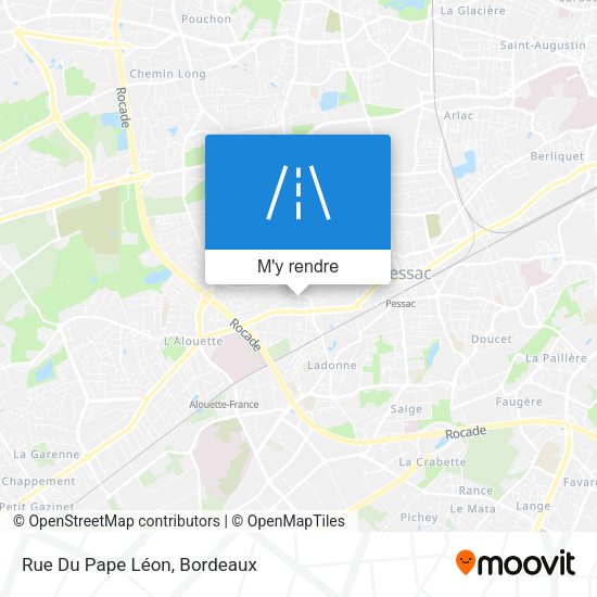Rue Du Pape Léon plan