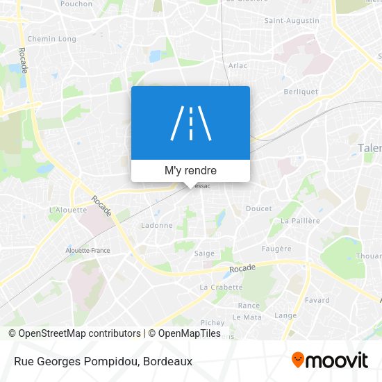 Rue Georges Pompidou plan