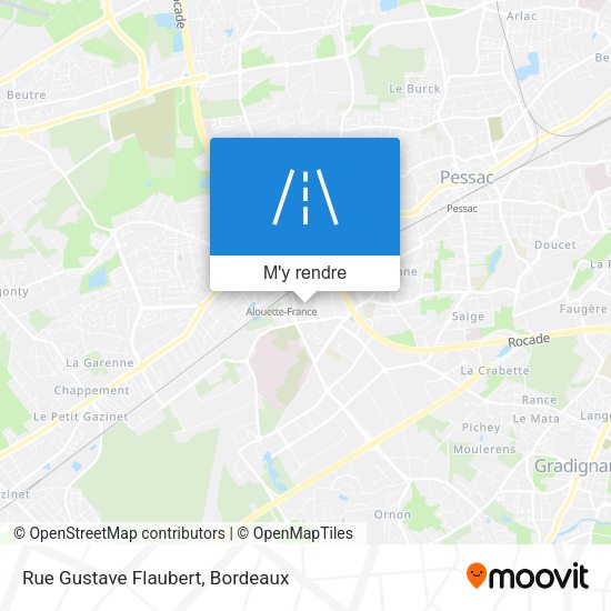 Rue Gustave Flaubert plan