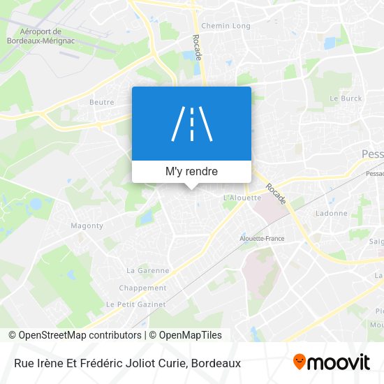 Rue Irène Et Frédéric Joliot Curie plan