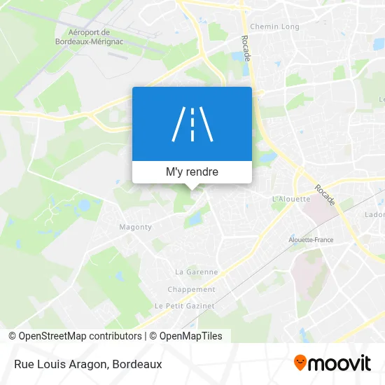 Rue Louis Aragon plan