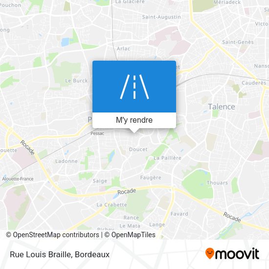 Rue Louis Braille plan