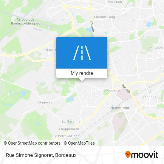 Rue Simone Signoret plan