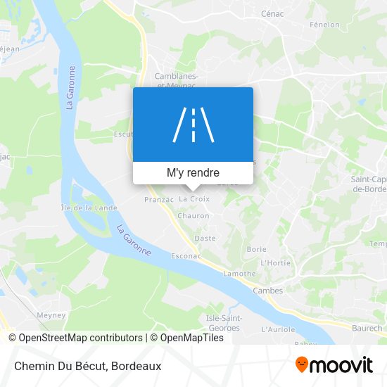 Chemin Du Bécut plan