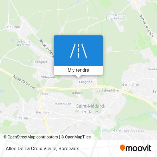 Allée De La Croix Vieille plan
