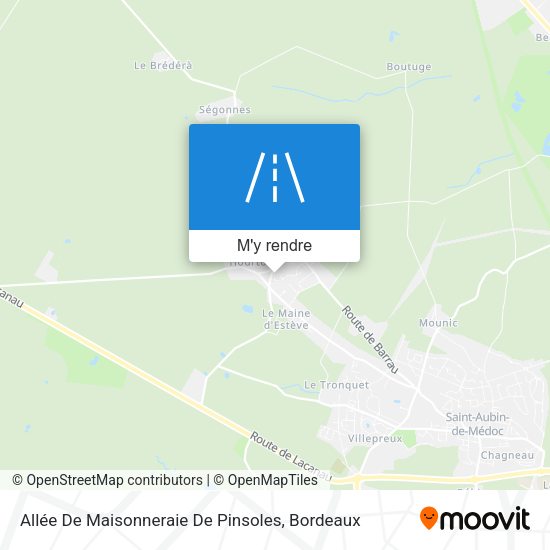 Allée De Maisonneraie De Pinsoles plan
