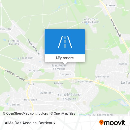 Allée Des Acacias plan