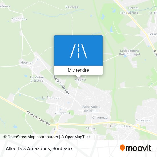 Allée Des Amazones plan