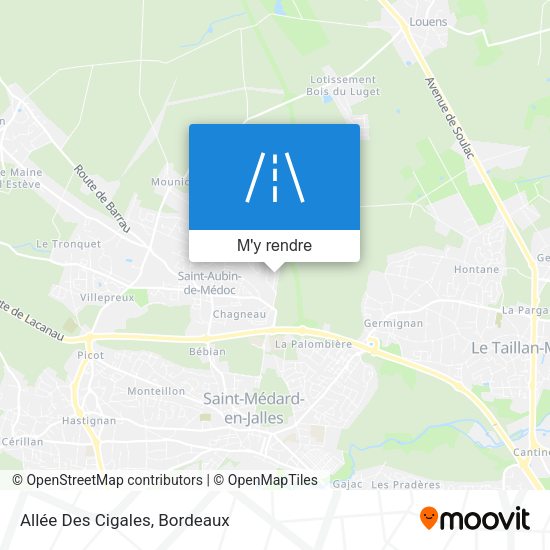 Allée Des Cigales plan