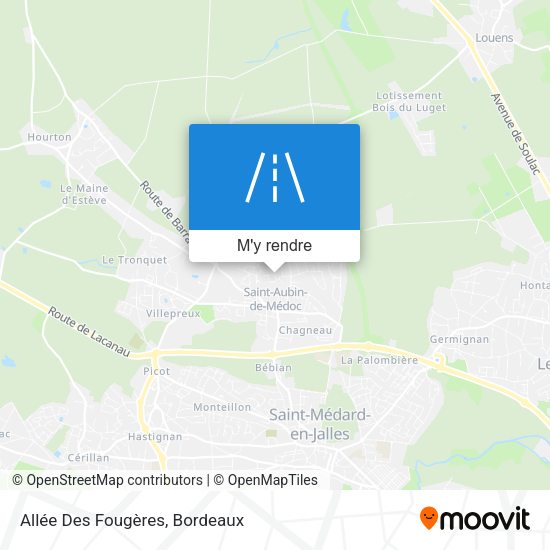 Allée Des Fougères plan