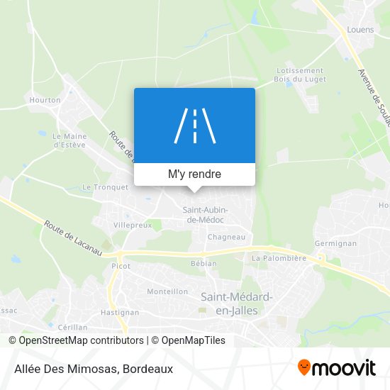 Allée Des Mimosas plan