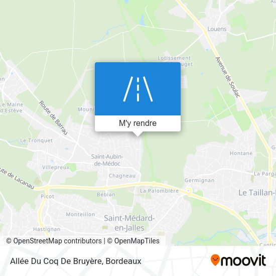 Allée Du Coq De Bruyère plan