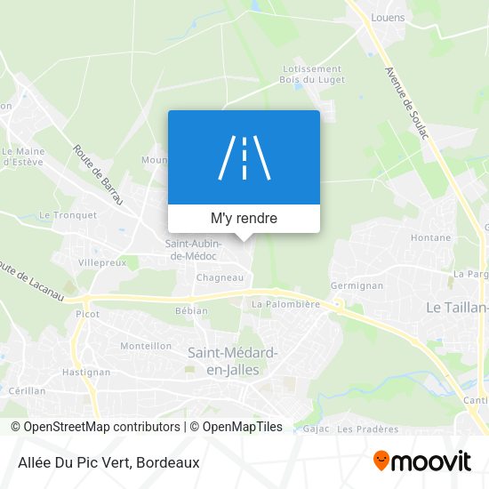 Allée Du Pic Vert plan