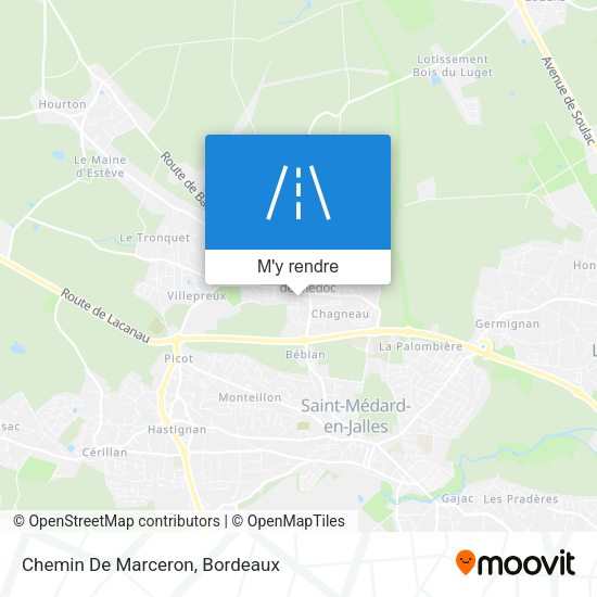 Chemin De Marceron plan