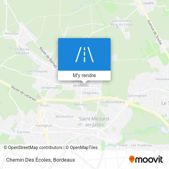 Chemin Des Écoles plan