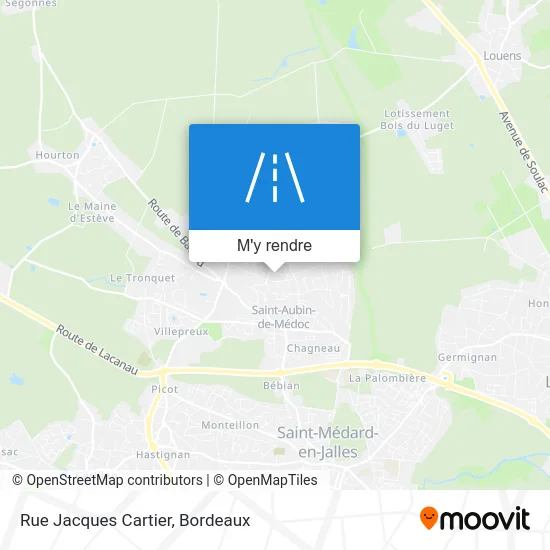 Rue Jacques Cartier plan