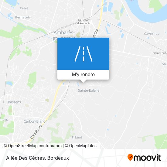 Allée Des Cèdres plan