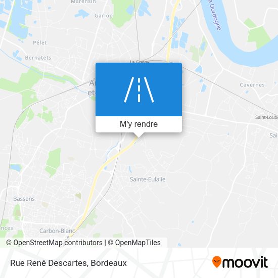 Rue René Descartes plan