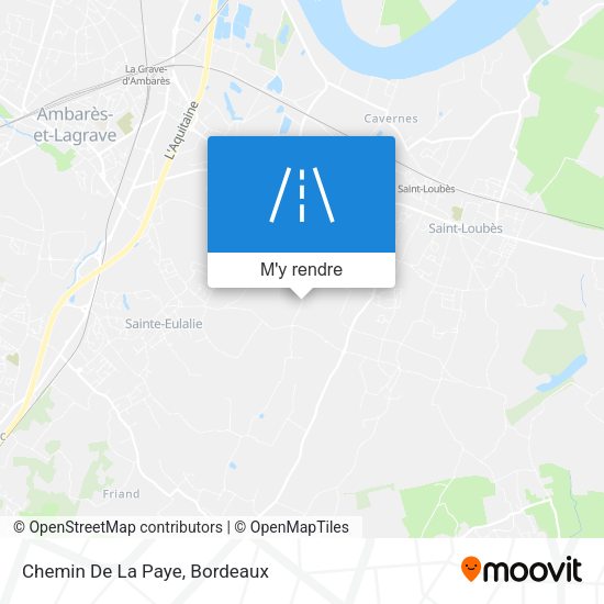 Chemin De La Paye plan