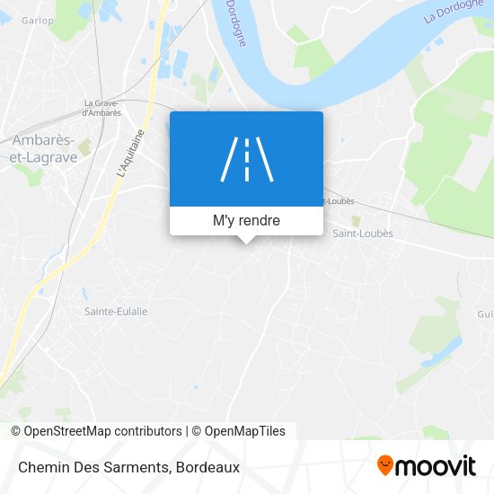 Chemin Des Sarments plan