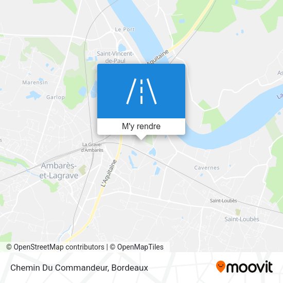 Chemin Du Commandeur plan