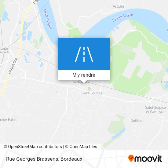 Rue Georges Brassens plan